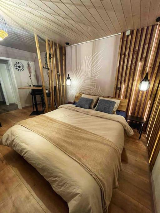 L'Echo Des Bois - Studio Cocooning Avec Sauna L'Abergement Exterior photo